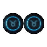 Blue Taurus Zodiac Sign Print Car Coasters