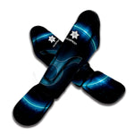 Blue Taurus Zodiac Sign Print Muay Thai Shin Guard