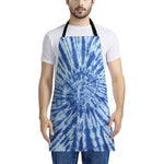 Blue Tie Dye Print Apron