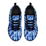 Blue Tie Dye Print Black Sneakers