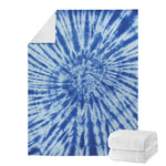 Blue Tie Dye Print Blanket