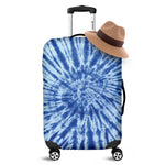 Blue Tie Dye Print Luggage Cover