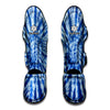 Blue Tie Dye Print Muay Thai Shin Guard