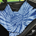 Blue Tie Dye Print Pet Car Back Seat Cover