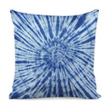 Blue Tie Dye Print Pillow Cover