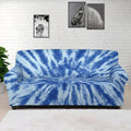 Blue Tie Dye Print Sofa Cover