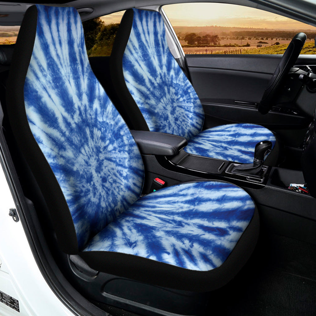 Blue Tie Dye Print Universal Fit Car Seat Covers