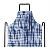 Blue Tie Dye Shibori Print Apron