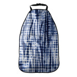Blue Tie Dye Shibori Print Car Seat Organizers