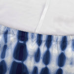 Blue Tie Dye Shibori Print Sofa Cover