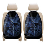Blue Viking God Odin And Crow Print Car Seat Organizers