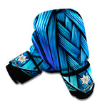 Blue Viking Norse God Odin Print Boxing Gloves