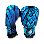 Blue Viking Norse God Odin Print Boxing Gloves