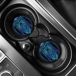 Blue Viking Norse God Odin Print Car Coasters