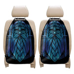 Blue Viking Norse God Odin Print Car Seat Organizers