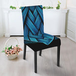 Blue Viking Norse God Odin Print Dining Chair Slipcover