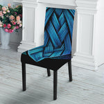 Blue Viking Norse God Odin Print Dining Chair Slipcover