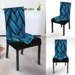 Blue Viking Norse God Odin Print Dining Chair Slipcover