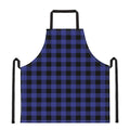 Navy Blue And Black Buffalo Check Print Apron