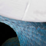 Blue Viper Snake Print Sofa Cover