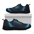 Blue Virgo Zodiac Sign Print Black Running Shoes