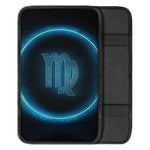 Blue Virgo Zodiac Sign Print Car Center Console Cover