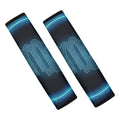 Blue Virgo Zodiac Sign Print Car Seat Belt Covers
