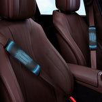 Blue Virgo Zodiac Sign Print Car Seat Belt Covers