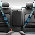 Blue Virgo Zodiac Sign Print Car Seat Belt Covers