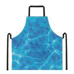 Blue Water Surface Print Apron