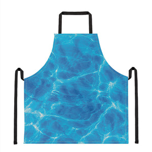 Blue Water Surface Print Apron