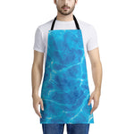 Blue Water Surface Print Apron