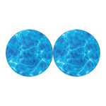 Blue Water Surface Print Car Coasters