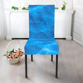 Blue Water Surface Print Dining Chair Slipcover