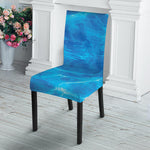 Blue Water Surface Print Dining Chair Slipcover
