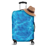 Blue Water Surface Print Luggage Cover