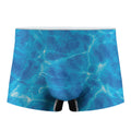 Blue Water Surface Print Men's Boxer Briefs