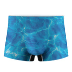 Blue Water Surface Print Men's Boxer Briefs