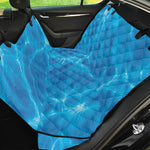 Blue Water Surface Print Pet Car Back Seat Cover