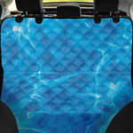 Blue Water Surface Print Pet Car Back Seat Cover