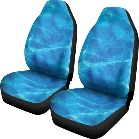 Blue Water Surface Print Universal Fit Car Seat Covers