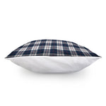 Blue White And Red Tartan Pattern Print Pillow Cover