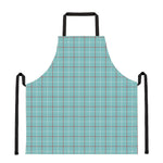 Blue White And Red Tattersall Print Apron