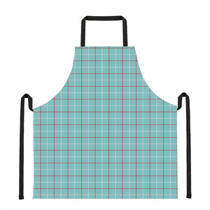 Blue White And Red Tattersall Print Apron