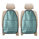 Blue White And Red Tattersall Print Car Seat Organizers