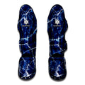Blue White Marble Print Muay Thai Shin Guards