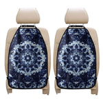 Blue Winter Mandala Print Car Seat Organizers