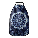 Blue Winter Mandala Print Car Seat Organizers