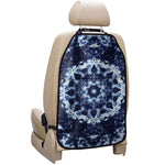 Blue Winter Mandala Print Car Seat Organizers