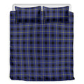Blue Yellow And Black Plaid Print Duvet Cover Bedding Set